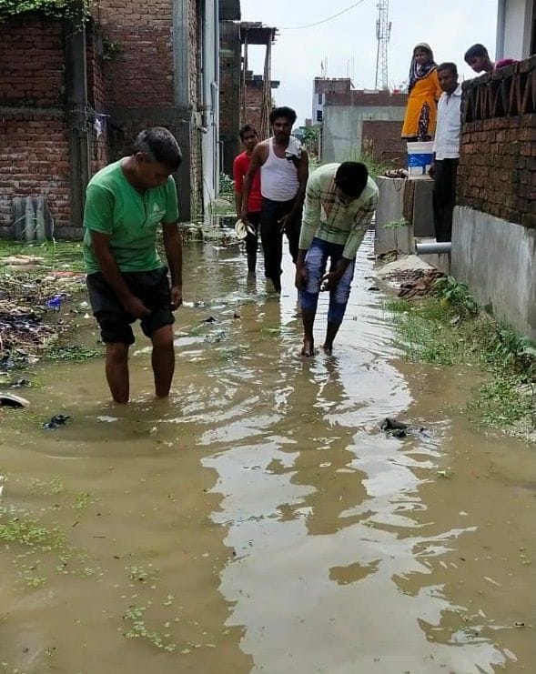 Rain increased the troubles of the townspeople, relief to the farmers