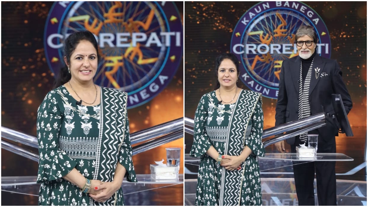 Kaun Banega Crorepati 14 Kavita Chawla happy after loosing 7 crore 5 lakh question in Amitabh Bachchan Show
