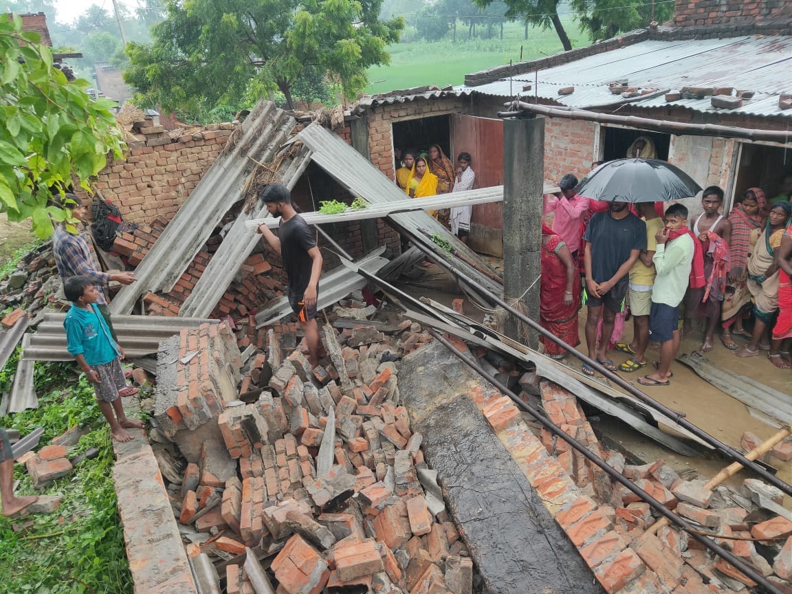 Woman including two sons injured in house collapse