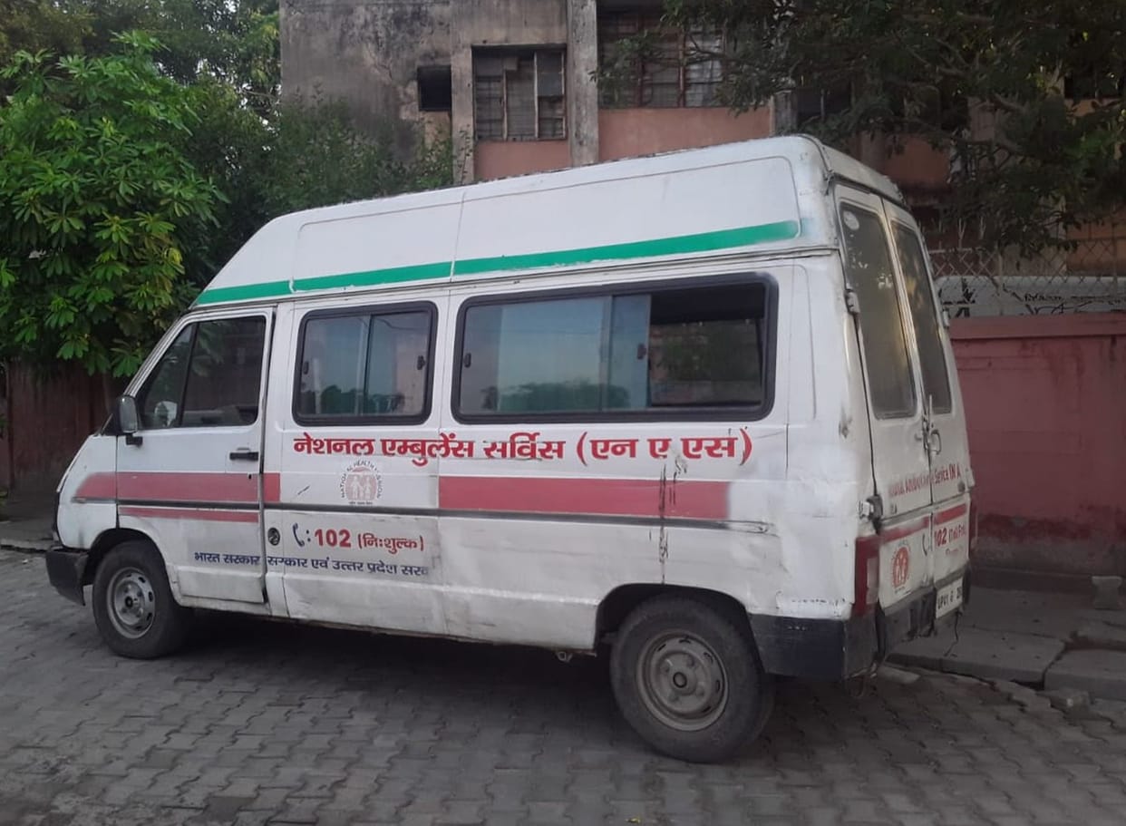 Fake traffic of 375 patients shown by ambulance