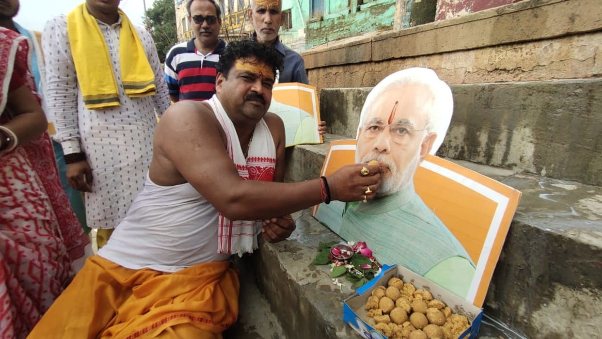 See in pictures PM Modis birthday is being celebrated in this way in Kashi