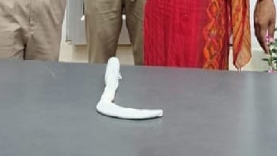 Disclosing murder case of youth in Akrabad Aligarh police said that wife killed husband