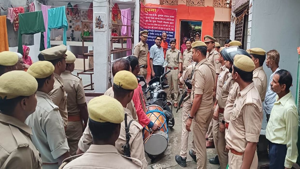 One crore house of gangster accused was attached, murdered and buried the body of old lady in