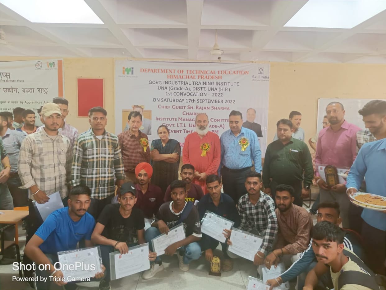 Nishant Guleria first in mechanic motor vehicle trade