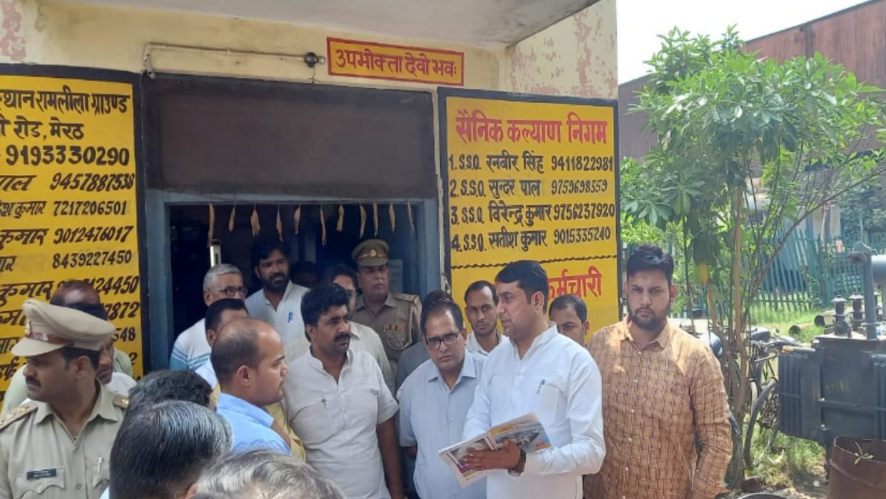 Electricity Solution Week: Minister Somendra Tomar inspected the sub-station in Meerut