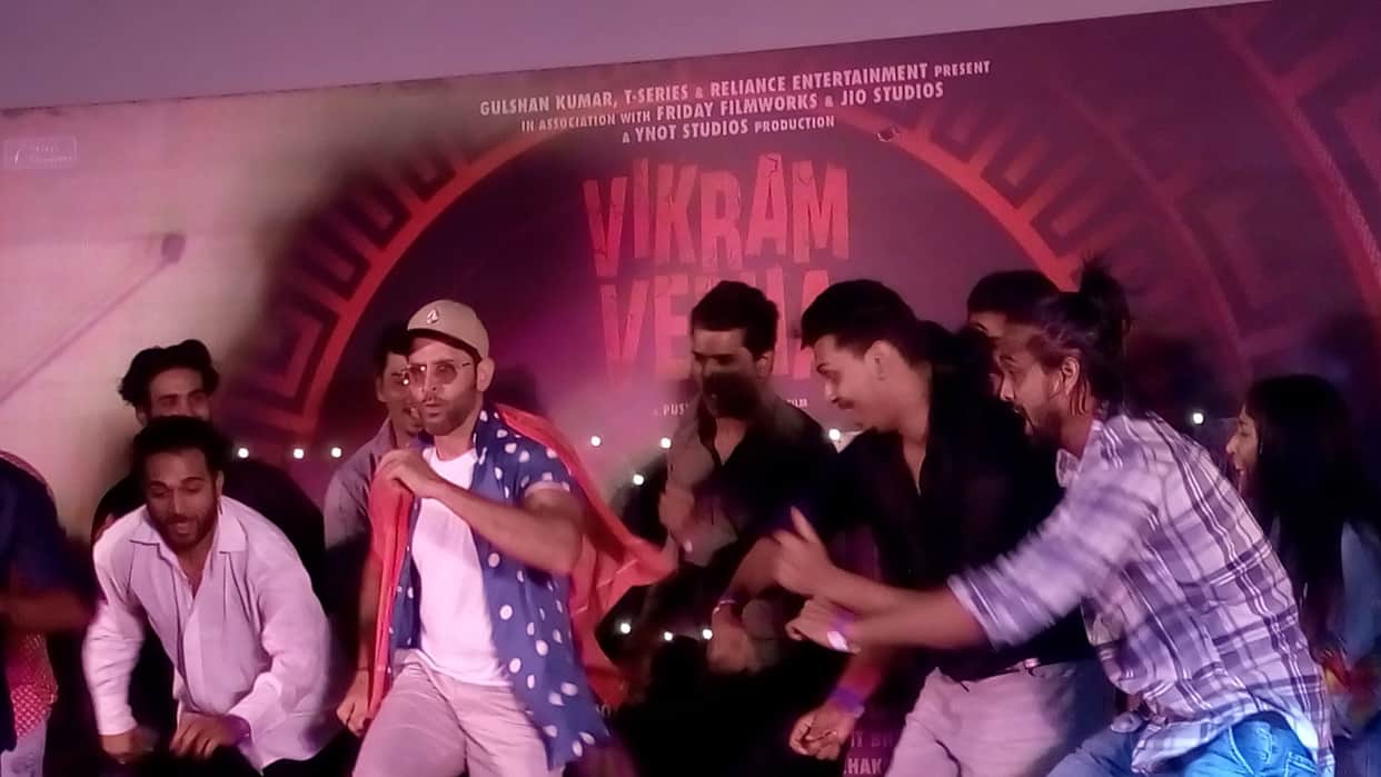 Vikram Vedha song Alcoholia launched in Mumbai with Hrithik Roshan fans T Series Vishal Sheykhar Manoj M