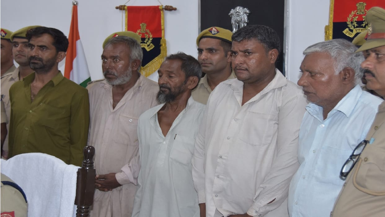 Saharanpur police has sent to jail five accused of Haji gang