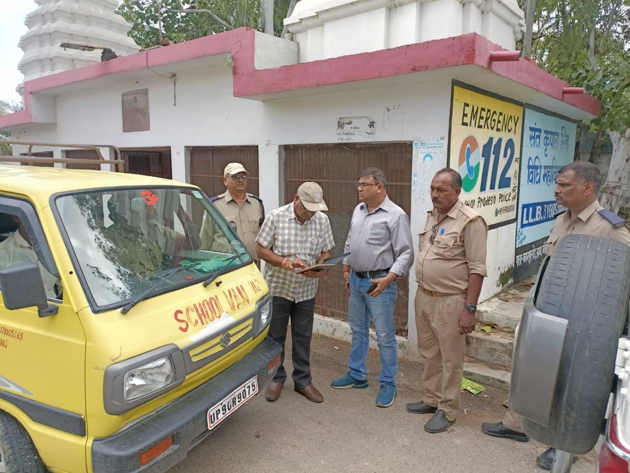 Banda: Joint team challaned five buses