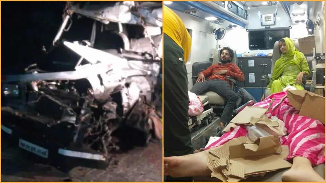 Four residents of Indore died in road accident in Udaipur