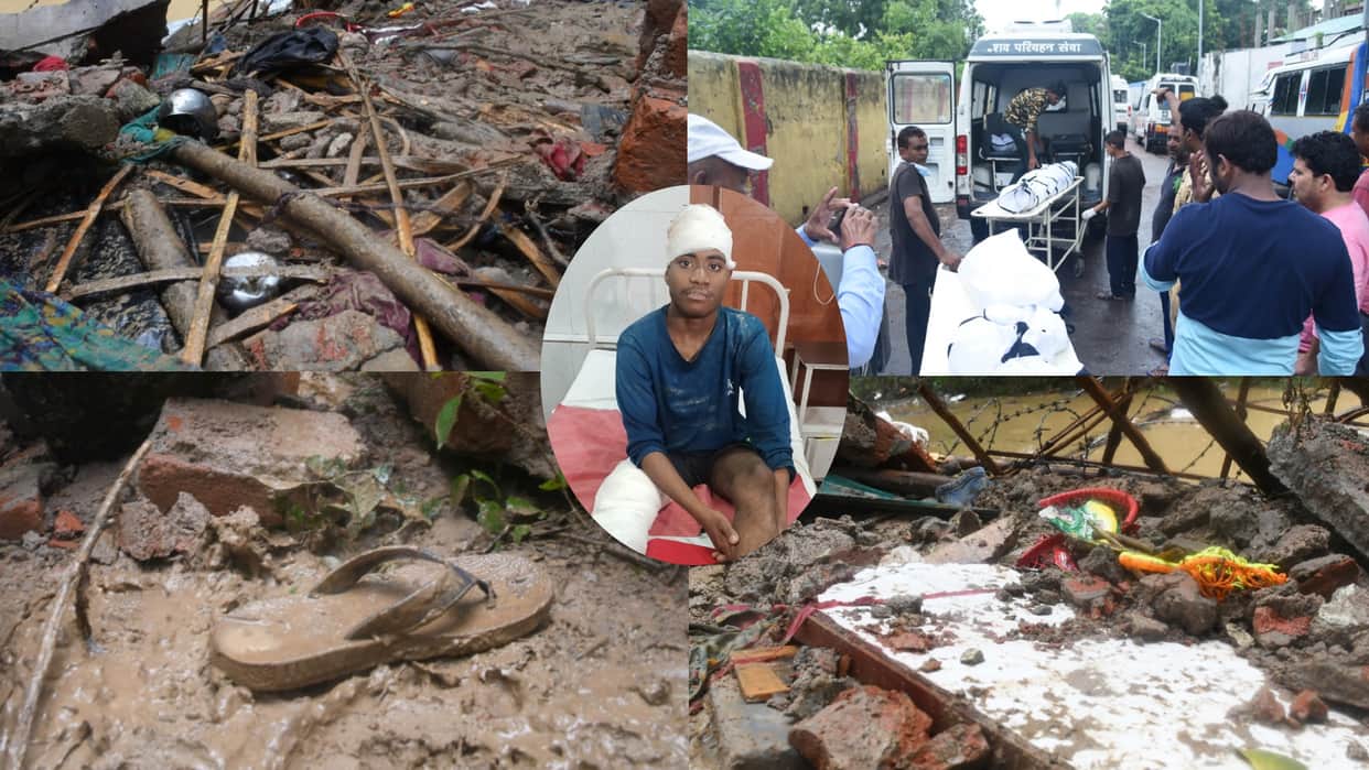 Lucknow wall collapsed injured expressed their pain, the whole family was scattered in one night