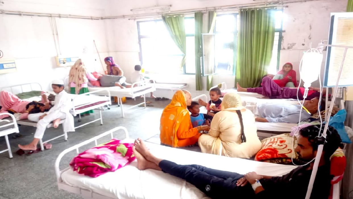 Fever: hospital are full in Baghpat district of UP, more than thousand patients are reaching daily
