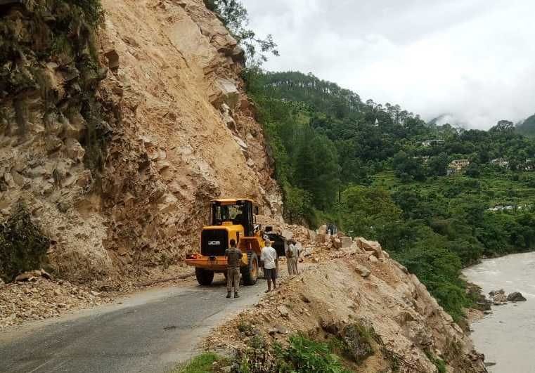 House Devasted due to Heavy Rain