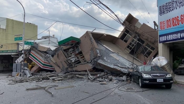 Taiwan Earthquake richter scale magnitude 681 posts quake tremor Chinese Navy Vessels on border