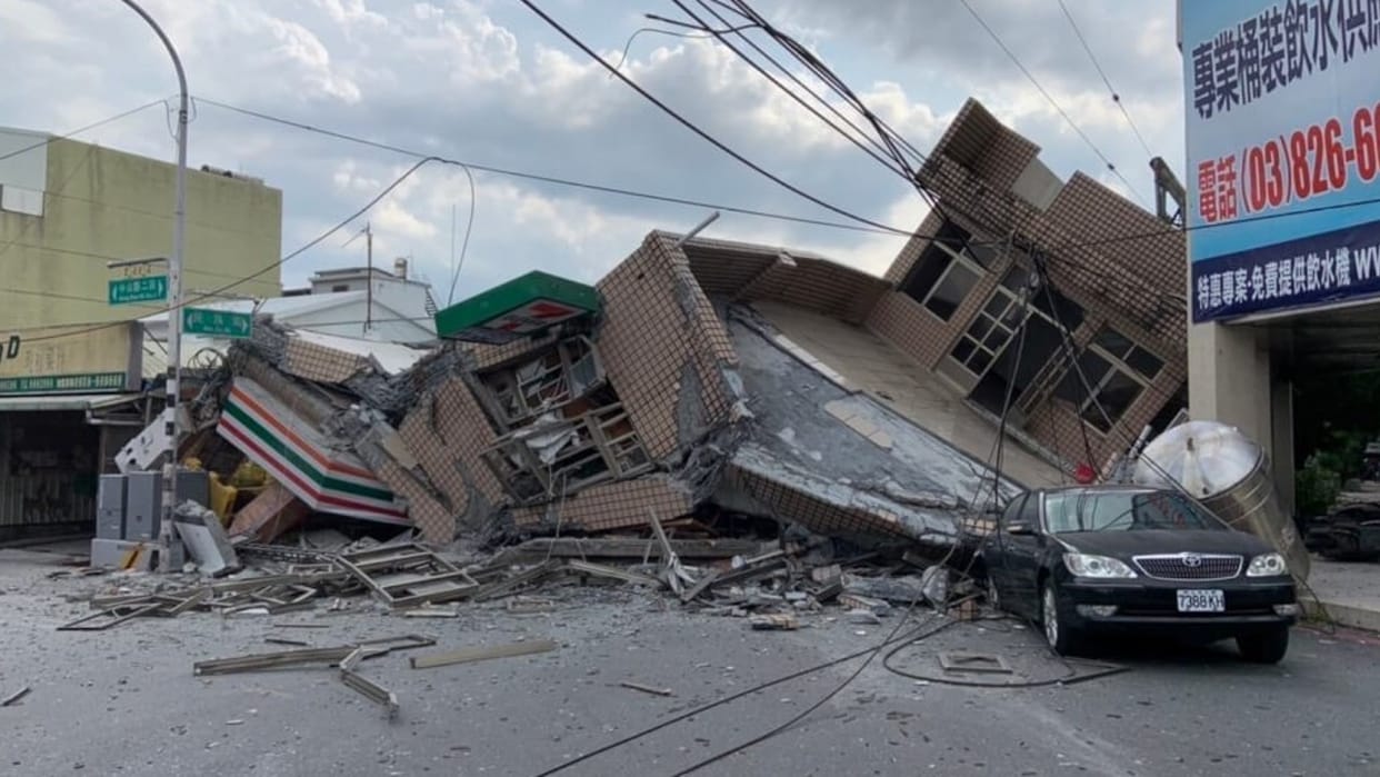 Taiwan Earthquake richter scale magnitude 681 posts quake tremor Chinese Navy Vessels on border