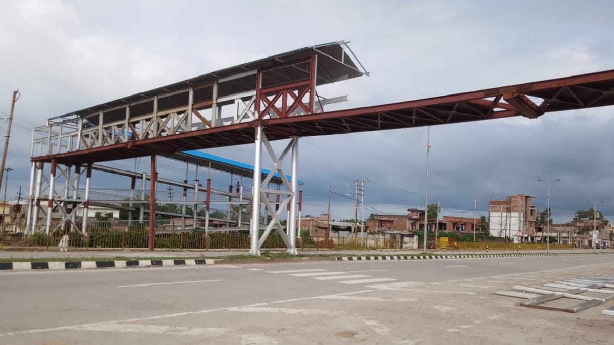 Over bridge for Bikers is being built in Bijnor, only Bikers will go through over bridge
