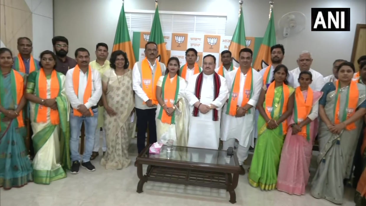 JDU unit of Dadra and Nagar Haveli and Daman and Diu joined BJP JP Nadda BL Santhosh