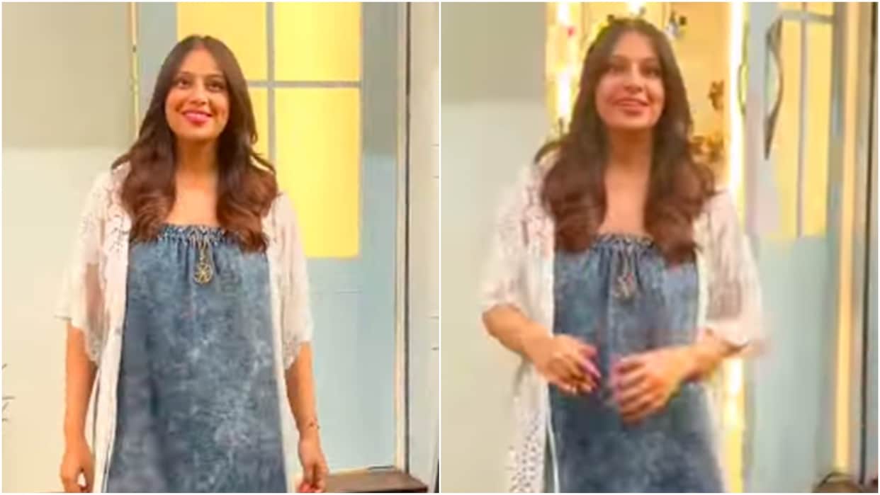 bipasha basu flaunts baby bump in denim netizens compared with alia bhatt