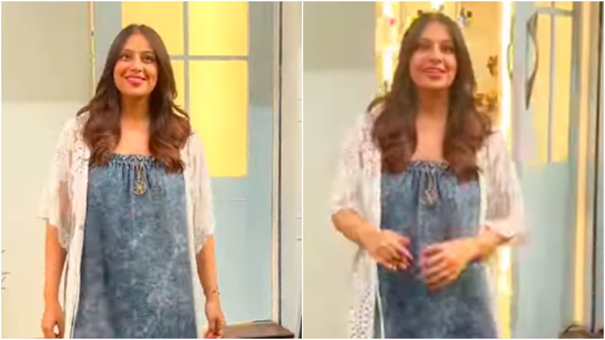 bipasha basu flaunts baby bump in denim netizens compared with alia bhatt