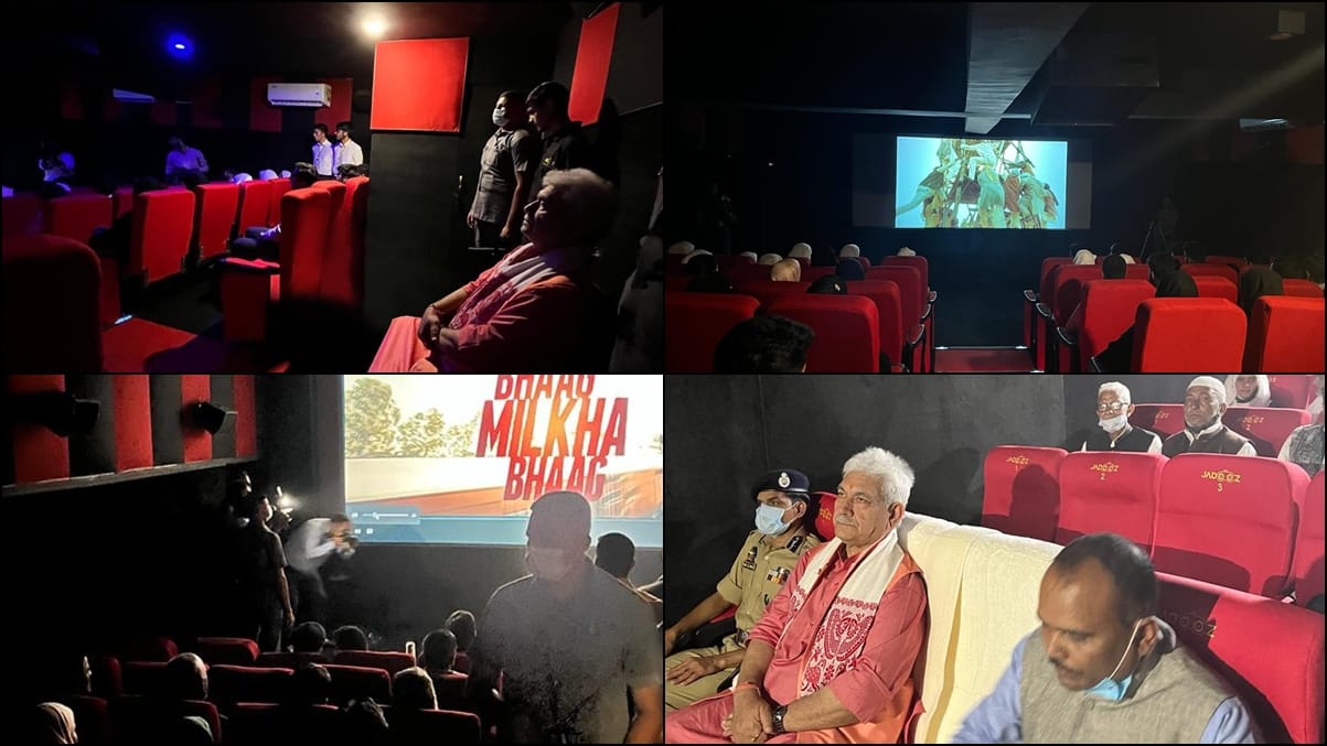 Cinema Hall in Kashmir: lg manoj sinha inaugurated Multipurpose Cinema Halls at Pulwama and Shopian