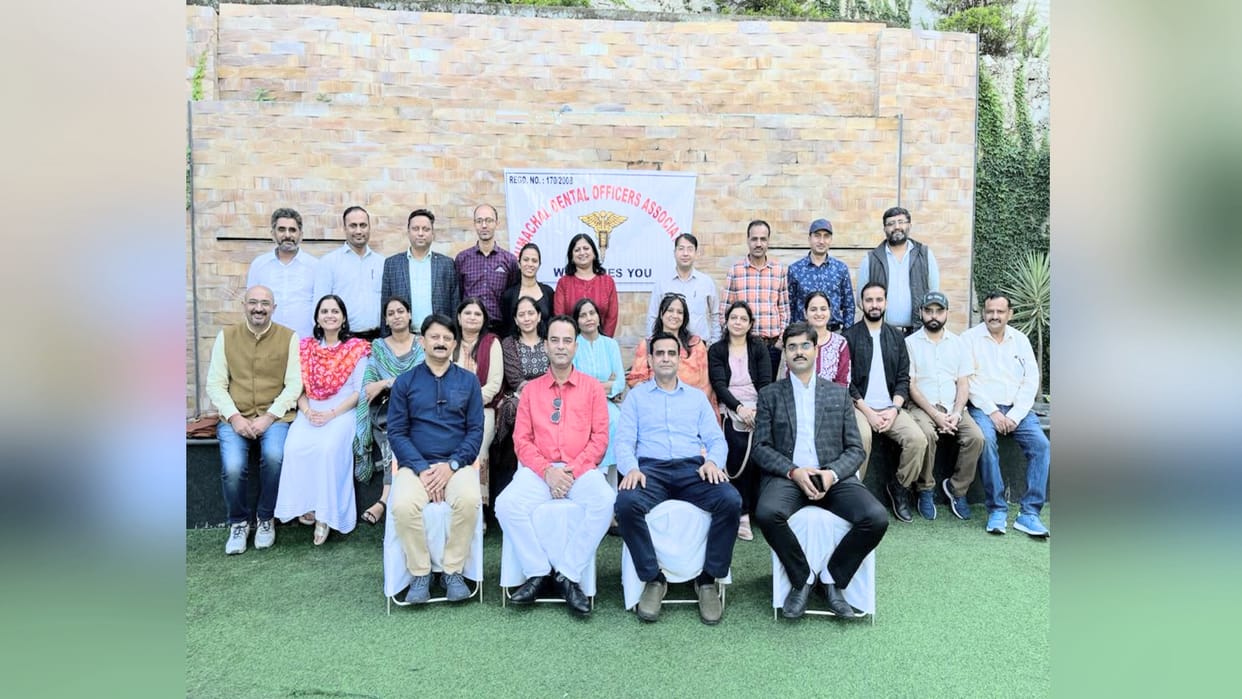 Dr. Kamaljeet became the President of Himachal Dentists Association
