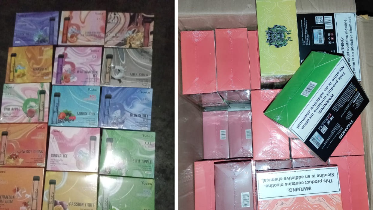 DRI seized E-cigarettes estimated to be worth Rs 48 Cr at Mundra Port on Sep 16 perations to combat smuggling