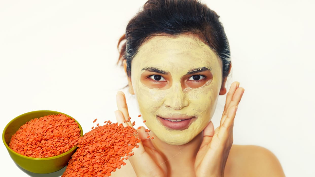 Sardiya Navratri 2022 Dandiya Night Beauty Tips Masoor Dal Facial Steps At Home in Hindi