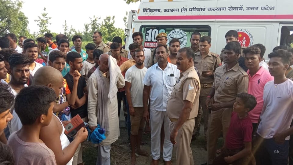 Father and daughter died due to drowning in syahi river in Khampar Deoria