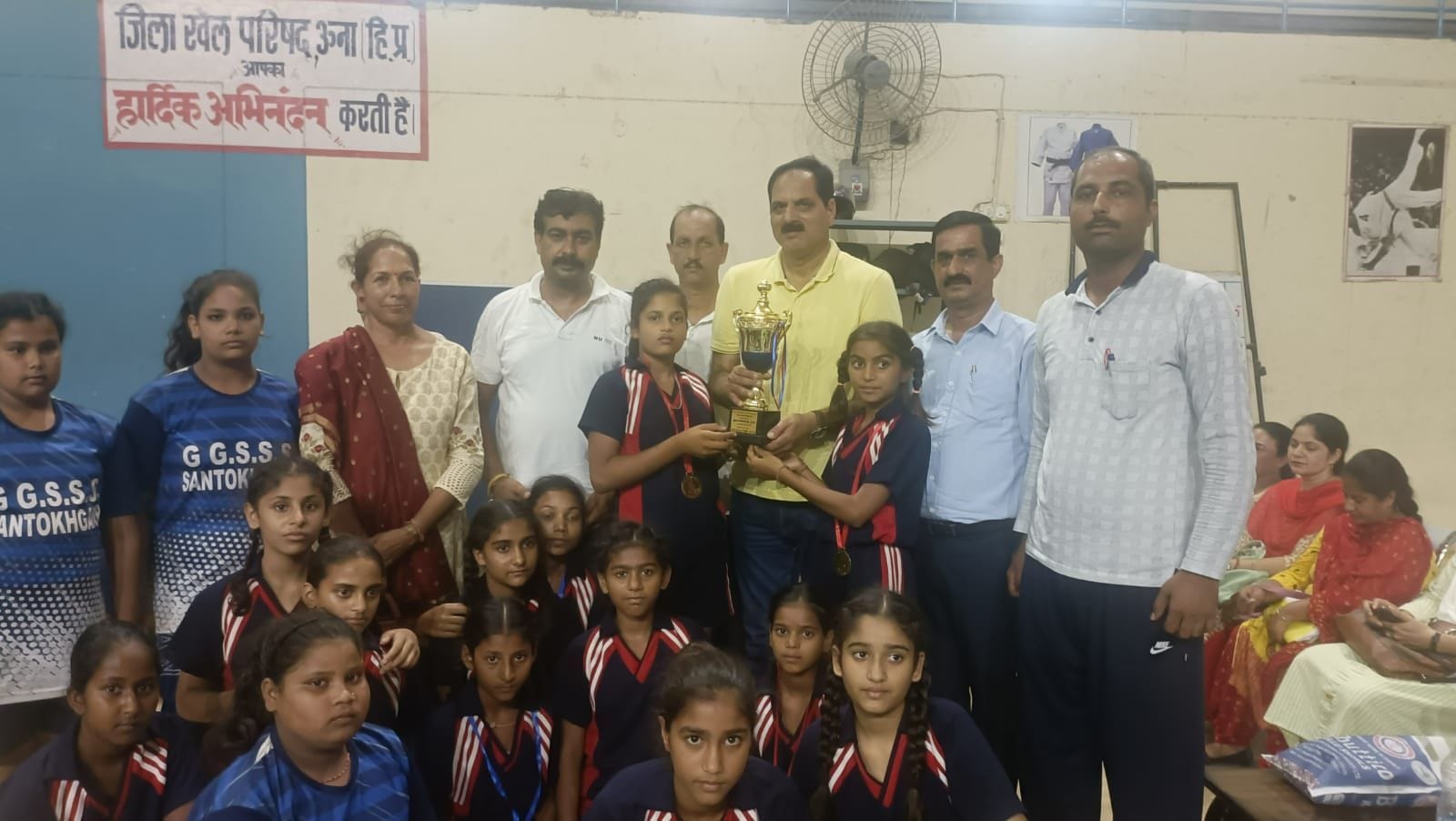 Santoshgarh became the winner in the women's wrestling category