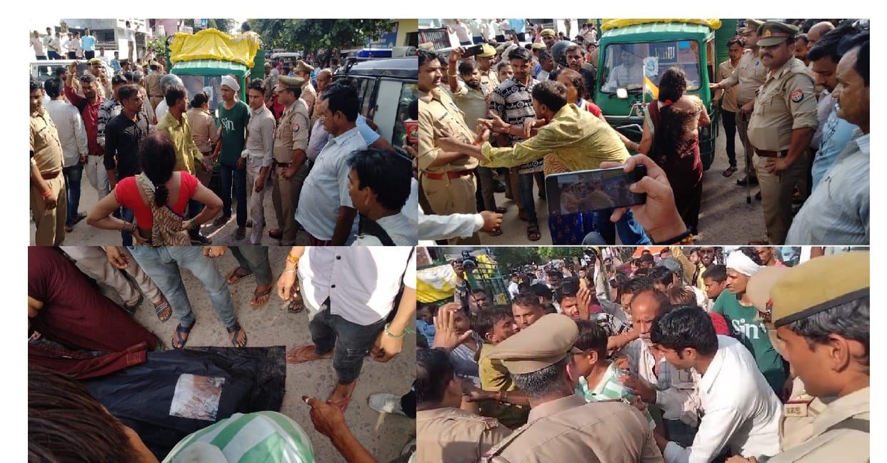 Ruckus over the death of three laborers after falling in a soaking tank in Kanpur
