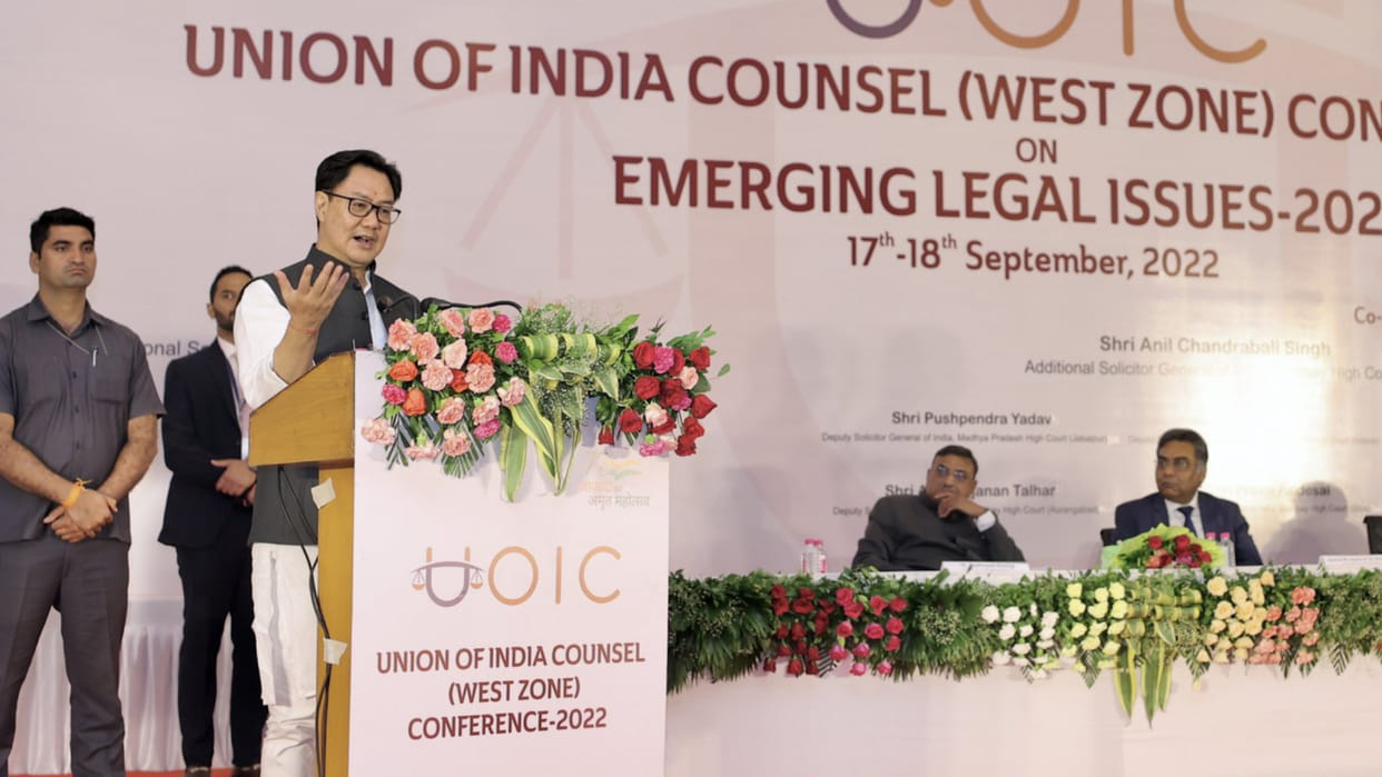 Kiren Rijiju said collegium system to expedite judicial appointments but think