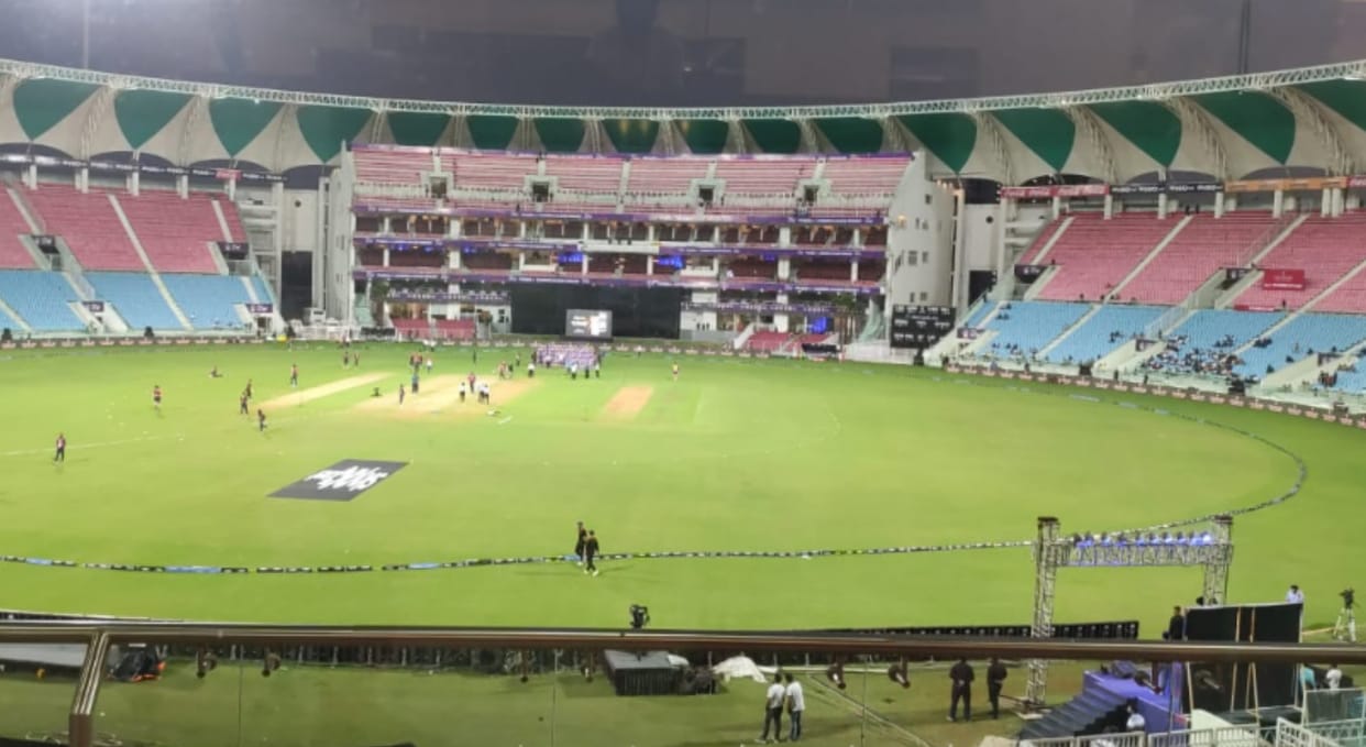 Legend Cricket League : Announcement to give free entry to school children seeing empty ground