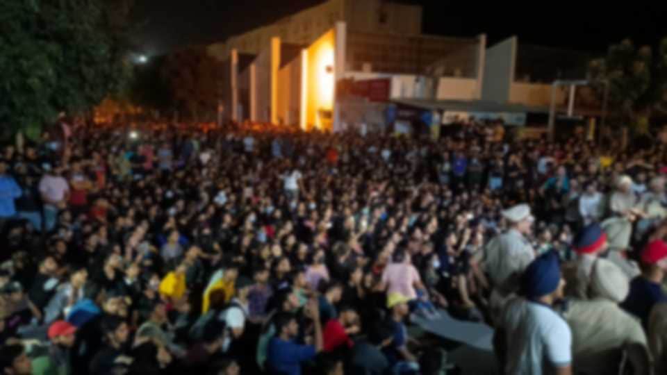 Students raised questions on administration in alleged leaked objectional videos case