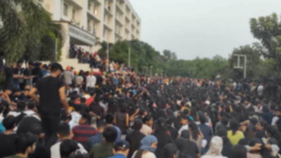 Students raised questions on administration in alleged leaked objectional videos case