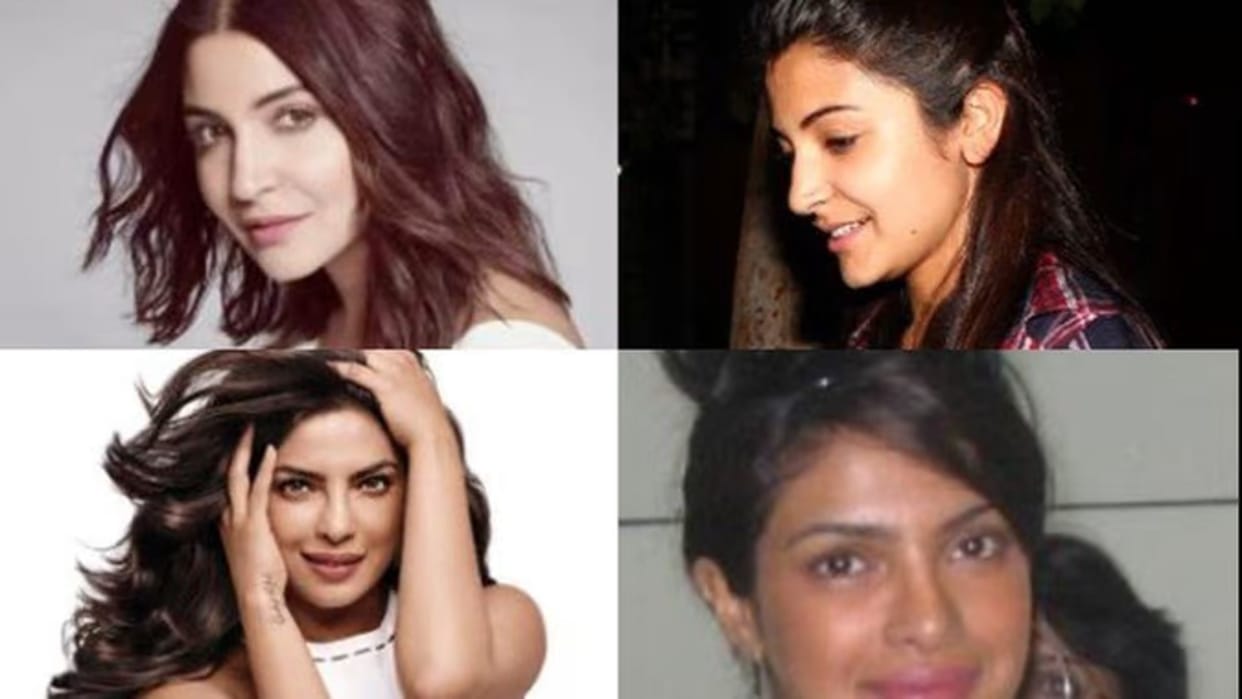 Alia bhatt Aishwarya rai Priyanka Chopra Rani Mukherjee Anushka Sharma No Makeup Look