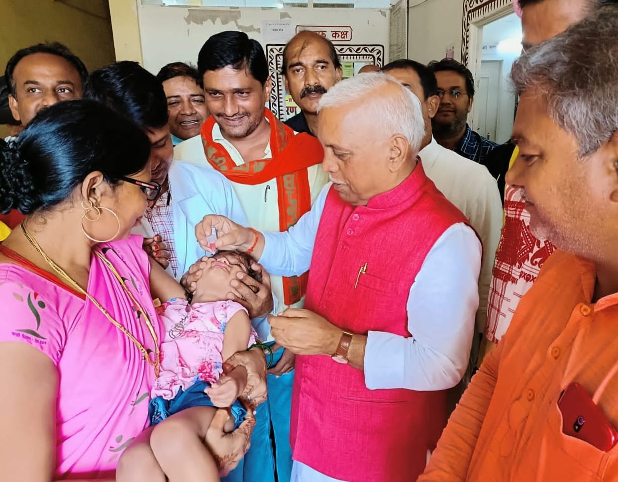 bjp celebrated pm birthday as health day