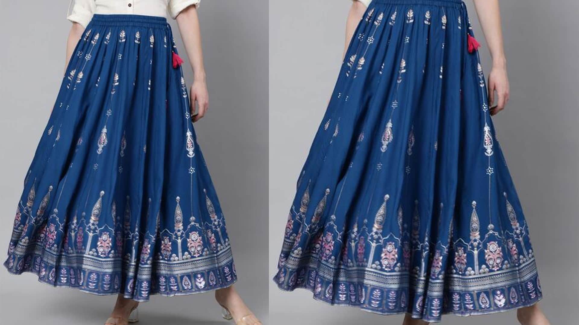 Today’s Fashion Tips How to Reuse Old Salwar Converting into skirt for Stylish Look