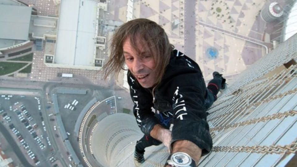 French Spiderman Alain Robert Climbs 48-Storey Skyscraper in Paris After Turn 60 Years