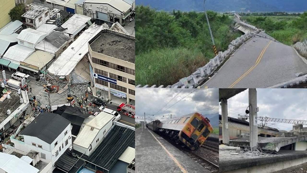Earthquake in Taiwan, China and japan, tsunami warning, see photos