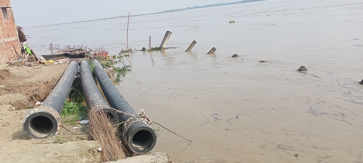 water level increase of ghagra river