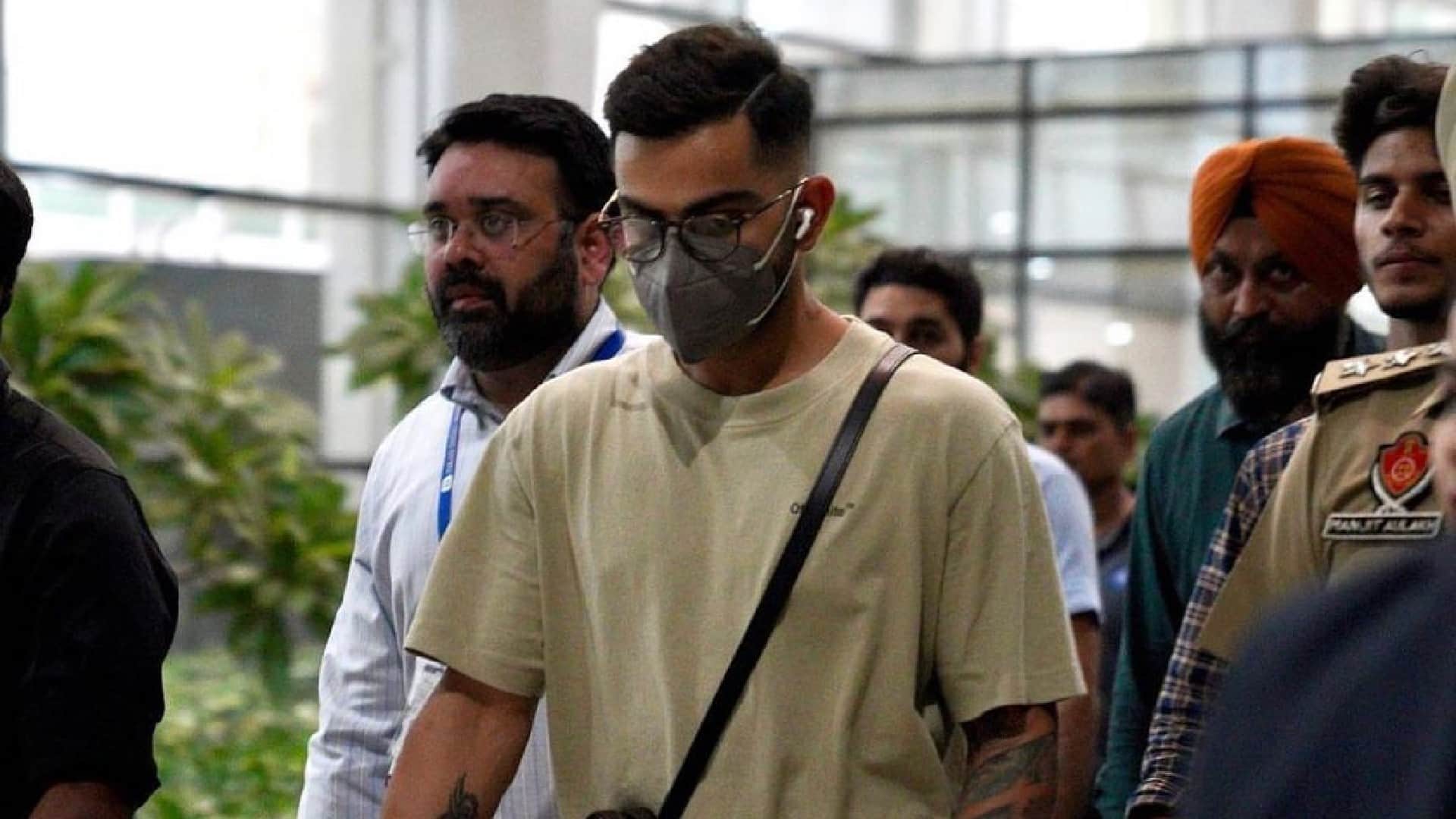 Indian Players arrived Mohali for the first T20 Match against Australia