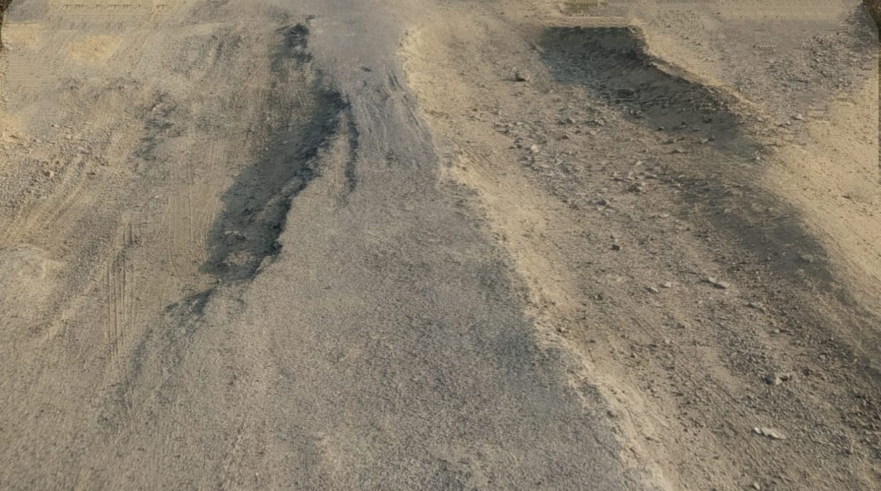 Banda: Banda-Tanda Highway made of 24 crores turned into potholes