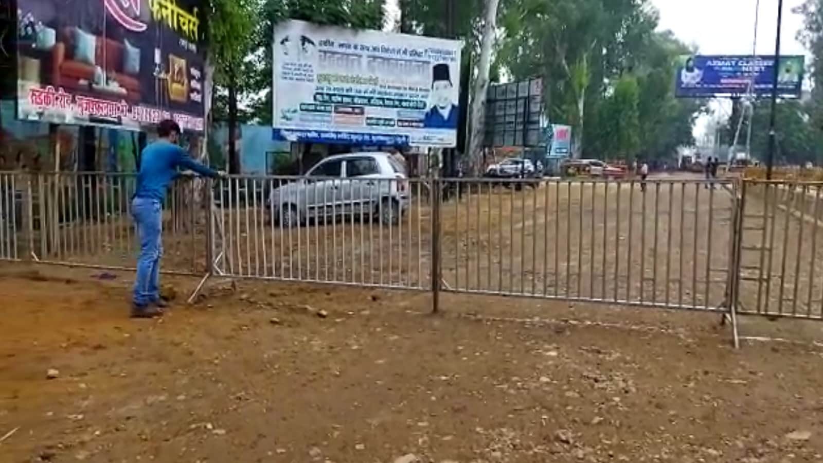 Agniveer recruitment: Muzaffarnagar stadium fencing will change the route of vehicles