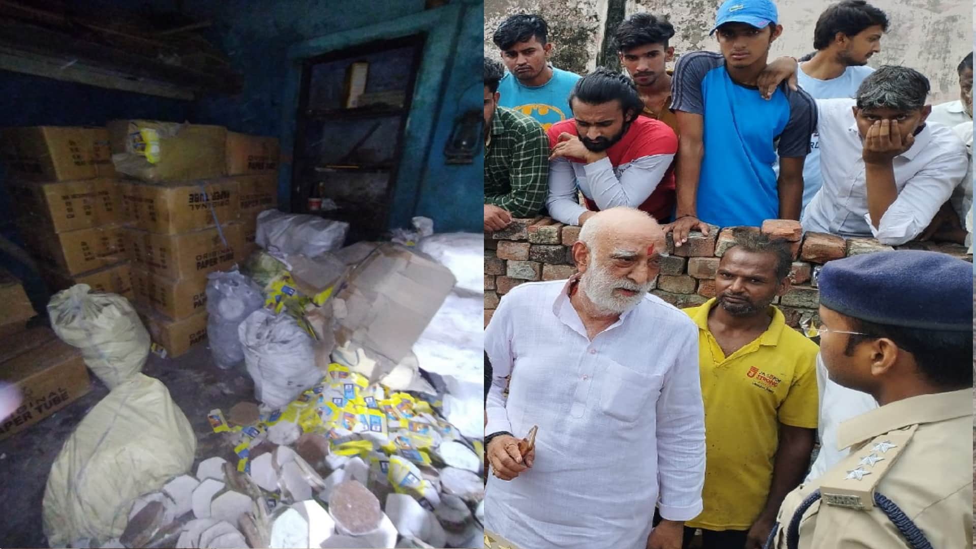 Baghpat: Firecrackers were being made illegally for five years, officials woke up after the accident