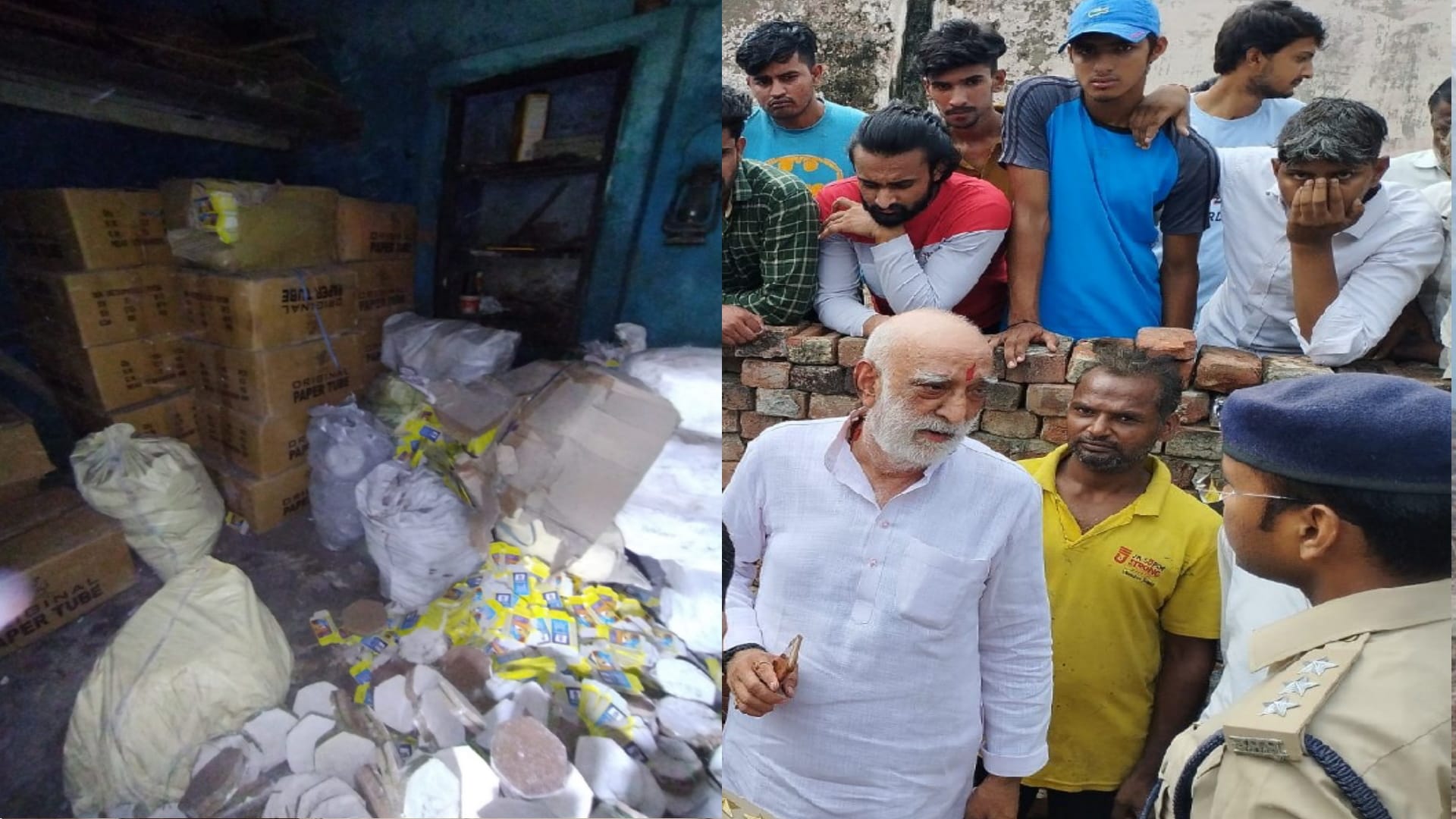 Baghpat: Firecrackers were being made illegally for five years, officials woke up after the accident