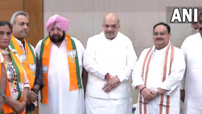 अमित शाह से मिले अमरिंदर सिंह।