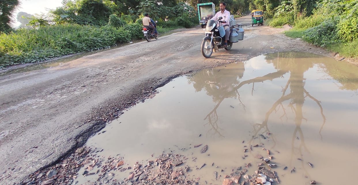 Filled pits worth twelve lakhs, then emerged