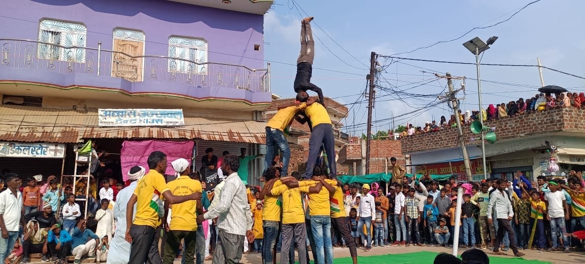 Chehallum procession in memory of the martyrs of Karbala