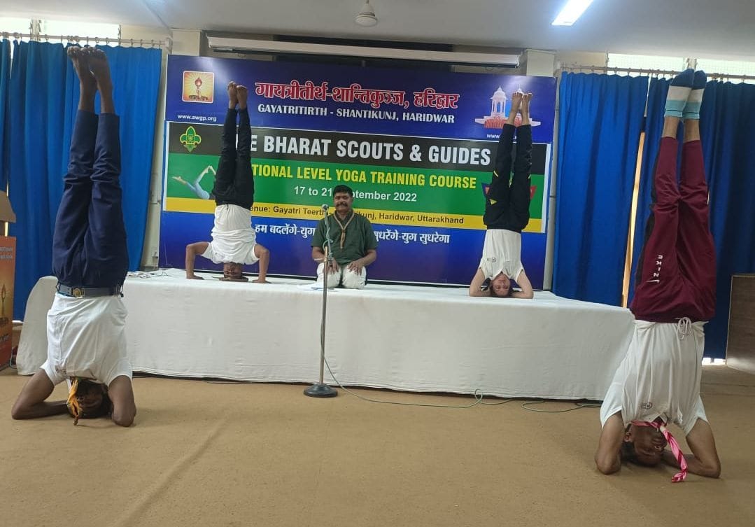 trained persons will train about yog