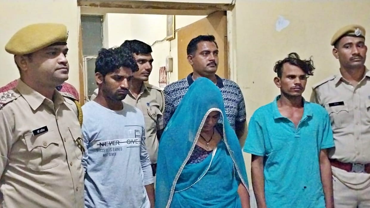 husband murdered his wife by strangulation in ajmer police arrested three accused