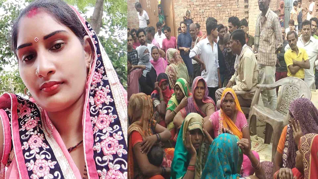 Farrukhabad: Dead body of woman found hanging
